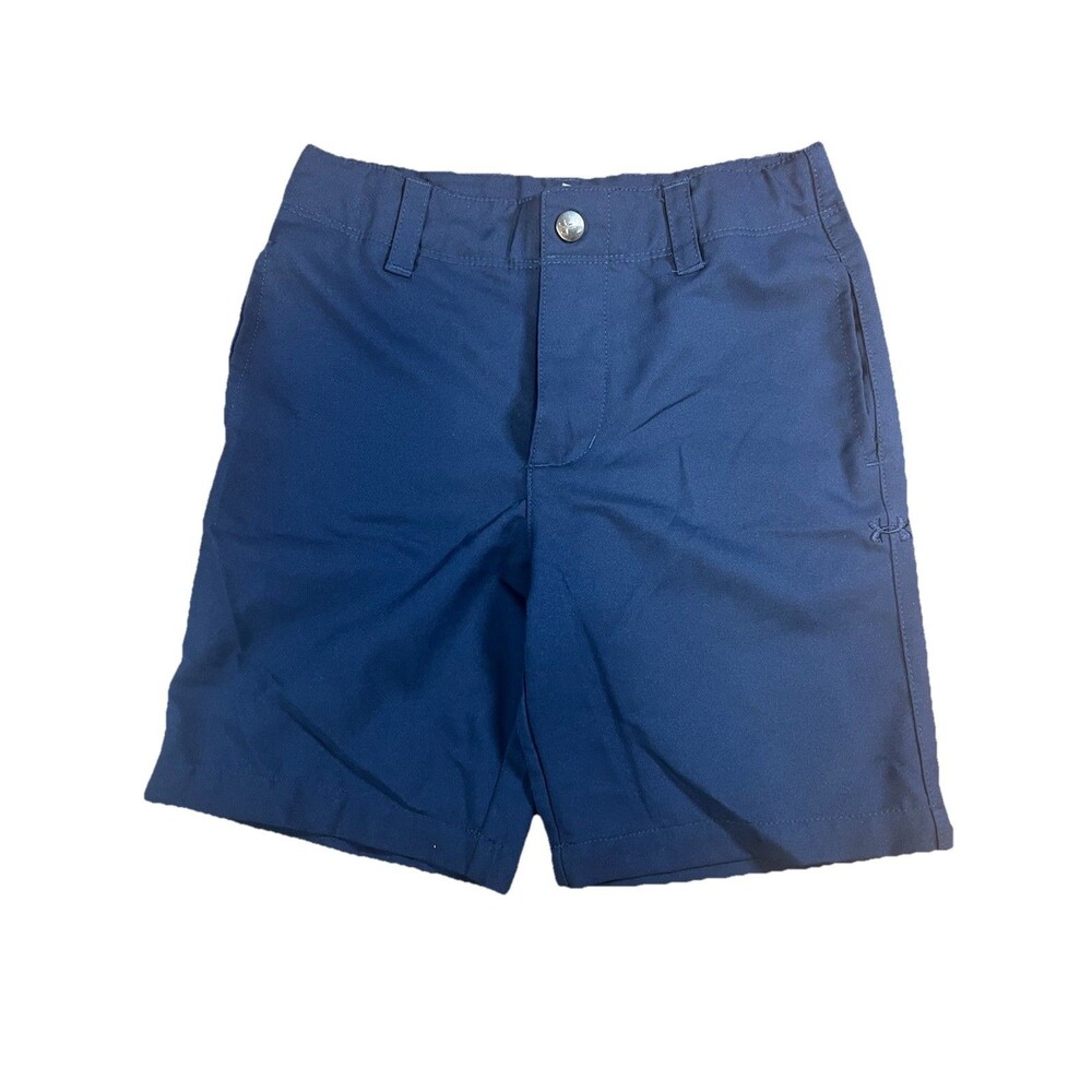 Boys Golf Shorts Size 5 Under Armour Boys Showdown Blue Adjustable Waist Uniform